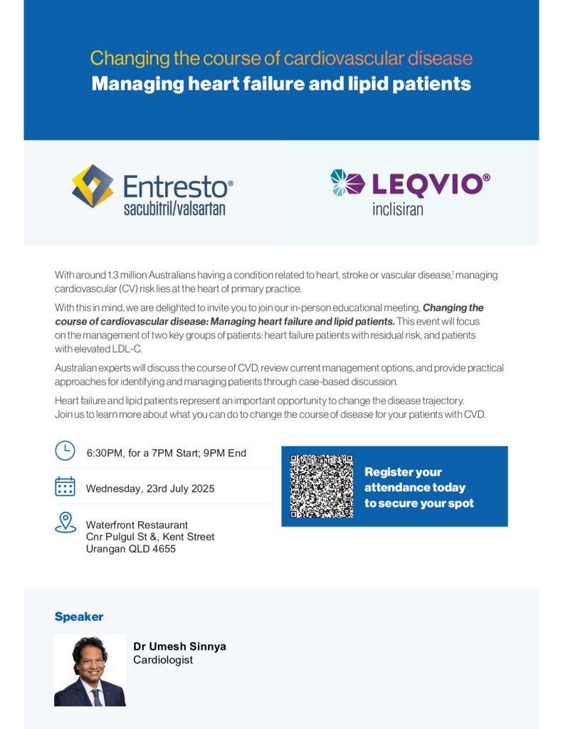 Heart failure and lipid management CPD event